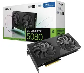 PNY RTX 5080 Slim OC 16 GB / 2730 MHz / 16 GB GDDR7 / 256-bit / 1x HDMI + 3x DP / 850 W (16)