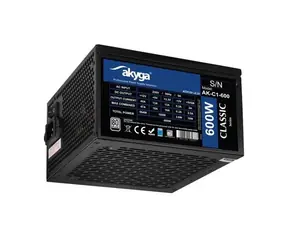 Akyga AK-C1-600 Classic / Zasilacz / 600 W / 80 PLUS / ATX 2.31