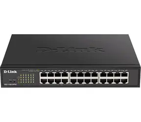 D-Link DGS-1100-24PV2 / Gigabitowy SMART przełącznik PoE / 24x RJ45 / 12x PoE+ / PoE 100 W