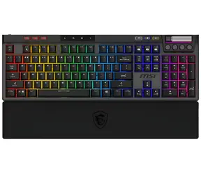 Klawiatura MSI STRIKE PRO Wireless Silent / Gaming / mechaniczna / bezprzewodowa 2,4 GHz + BT / RGB / CZ+ SK