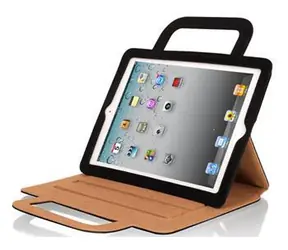 Etui LUXA2 Rimini Stand czarne / Etui ze stojakiem / Apple iPad 2