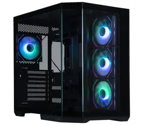 Bitfenix T10 czarny / Obudowa / ATX / 4X 120mm ARGB + kontroler / USB 3.0 / USB-C / bez zasilacza / panoramiczny panel boczny