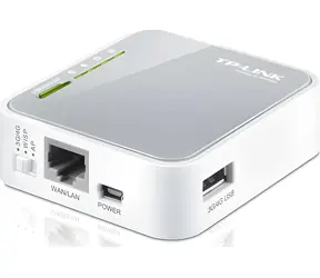 TP-LINK TL-MR3020 / Router / Przenośny / Wi-Fi 4 (802.11n) / 300 Mbit/s / USB 2.0