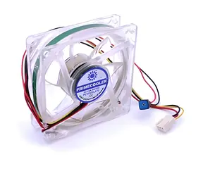 Primecooler PC-L8025L12CMA zielony / Wentylator / 80 mm / 3 piny / 3000 obr./min / LED
