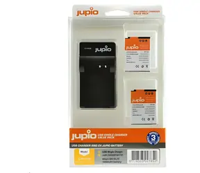 JUPIO EN-EL12 / Zestaw 2× bateria + ładowarka / 1050 mAh / do Nikon