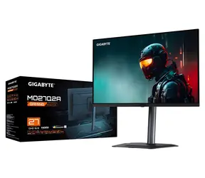 27" GIGABYTE MO27Q2A czarny / QD-OLED / 2560x1440 / 16:9 / 280Hz / 0,03 ms / HDMI + DP + USB-C / VESA / Repro