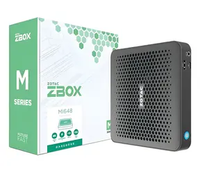 Zotac ZBOX edge MI668 czarno-biały / Mini PC barebone / Intel Core i7-1360P / DDR5 / Wi-Fi 6 / Thunderbolt 4 / bez systemu operacyjnego