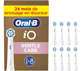 Oral-B iO Gentle Cleaning biały / Końcówki wymienne / 8 szt.