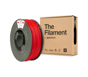 Filament PLA techniczny czerwony / Filament do druku / 1,75 mm / 1000 g