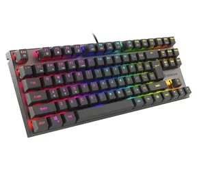 Genesis Thor 303 TKL RGB Outemu Red US czarny / Klawiatura mechaniczna do gier / USB