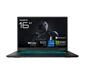 GIGABYTE GAMING A16 czarny / Laptop gamingowy / 16" IPS 165 Hz / Intel Core i7-13620H / 16 GB DDR5 / 1 TB SSD / RTX 4050 6 GB