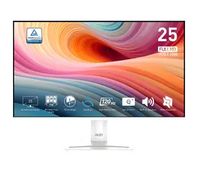 24,5" MSI PRO MP251W E2 biały / Monitor / IPS / FHD / 120 Hz / 1 ms / VESA