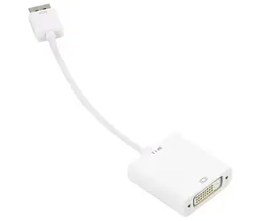 Sharkoon DisplayPort 1.2 0,15 m biały / Adapter / DisplayPort do DVI-D 24+1 / 3840×2160 30 Hz