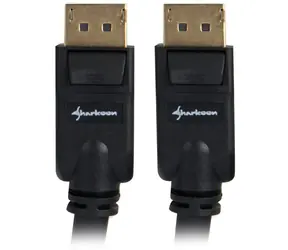 Sharkoon DisplayPort 1.3 4K czarny / Kabel / DisplayPort - DisplayPort / 4K / 5 m
