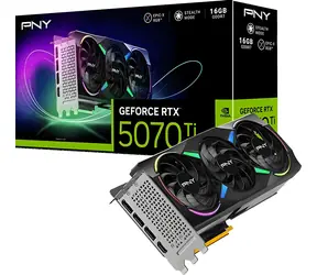 PNY GeForce RTX 5070 Ti ARGB OC 16GB / Karta graficzna / 16GB GDDR7 / 256-bit / 1x HDMI + 3x DP / 750W (16)