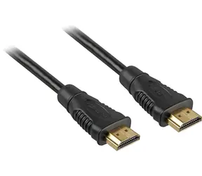 Kabel HDMI High Speed Sharkoon 15 m czarny / Kabel połączeniowy HDMI / HDMI (M) - HDMI (M) / 4K / Ethernet