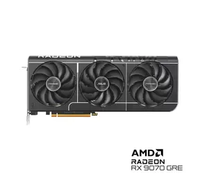 Asus Radeon RX 9070 GRE Prime OC / Karta graficzna / 2860 MHz / 12 GB GDDR6 / 192-bit / 1x HDMI + 3x DP / 650 W (8+8)