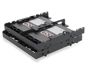 Icy Dock MB344SP Flex-Fit Quattro czarny / Pudełko na 4X dyski twarde/SSD SATA 2,5" / do zatoki 5,25"