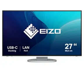27" Eizo EV2795-WT biały / Monitor / IPS / QHD 2560×1440 / USB-C / przełącznik KVM / HDMI / DP