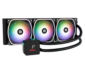 Enermax Aquafusion II ARGB 360mm / Zestaw chłodzenia cieczą / 3x 120mm / ARGB / 27,4 dB / AM4+AM5+ Intel