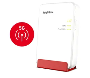 AVM FRITZ! Box 6860 5G / Router 5G / Wi-Fi 6 (802.11ax) / 2,4 GHz i 5 GHz / Gigabit LAN / NanoSIM