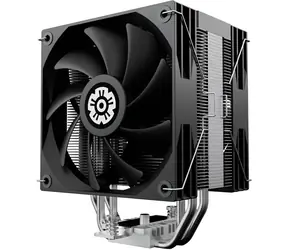 Enermax ETS-T41 czarno-srebrny / Chłodnica procesora / 2× 120 mm PWM / TDP 250 W / AM4+AM5 / LGA1700/1851