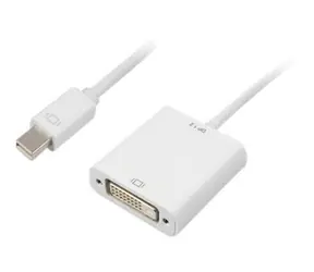 Sharkoon biały / Adapter / mini DisplayPort 1.2 do DVI-D / złącza pozłacane / 15 cm