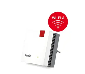 Wzmacniacz sygnału AVM FRITZ! 1200 AX / Wzmacniacz sygnału / Wi-Fi 6 / 3000 Mbit/s / 2,4 GHz + 5 GHz / 1x Gigabit LAN