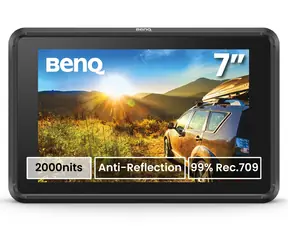 7" BenQ PVS7 czarny / Monitor do kamery / IPS / 1920×1200 / 2000 nitów / HDMI