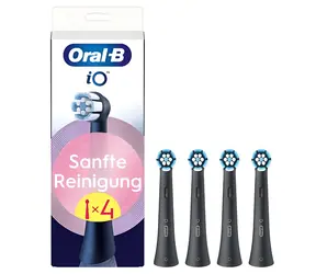 Oral-B iO Gentle Cleaning czarny / Końcówki wymienne / 4 szt.
