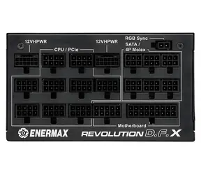 Enermax ERT1650EWT Revolution DFX 1650W biały / Zasilacz / ATX12V 3.1 / 80 PLUS Gold / kable modułowe / RGB