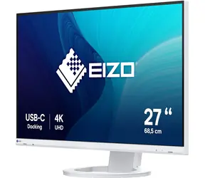 27" Eizo EV2740S FlexScan biały / LED / 3840 x 2160 / IPS / 16:9 / 350 cd/m2 / HDMI / DP / USB-C