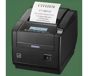 Citizen CT-S801III czarny / Termiczna drukarka paragonów / 80 mm / 203 dpi / 500 mm/s / USB / gilotyna