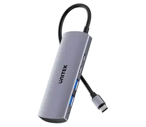 Unitek H1112DGY01 / koncentrator USB / USB-C / 2x USB-A + 2x USB-C / 10 Gbps