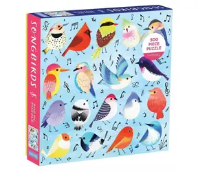 Puzzle Mudpuppy Śpiewające Ptaki / 500 elementów / od 8 lat