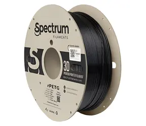 Spectrum rPETG Traffic Black / Filament do druku / z recyklingu / 1,75 mm / 1 kg