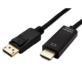 Roline DisplayPort - HDMI 3M / Kabel / DP(M) - HDMI(M) / 4K 60Hz / cienki