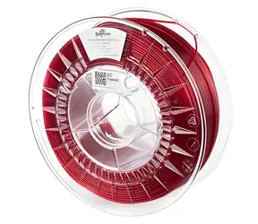 Spectrum PCTG Premium transparentny czerwony / Filament do druku / 1,75 mm / 1 kg