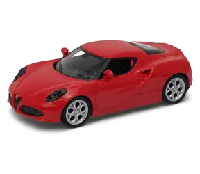 Welly Model samochodu Alfa Romeo 4C biały / 1:34 / od 3 lat