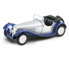 Welly Model samochodu SS Jaguar 100 srebrny / 1:34 / od 3 lat