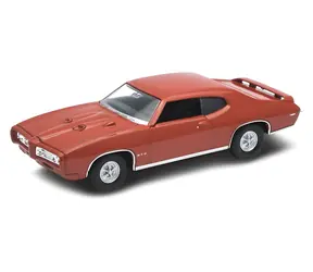 Model samochodu Welly Pontiac GTO 1969 czerwony, niebieski / 1:34 / od 3 lat
