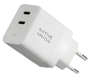 Native Union Fast GaN biały / Adapter ładujący / Power Delivery / 35 W / 2x USB-C