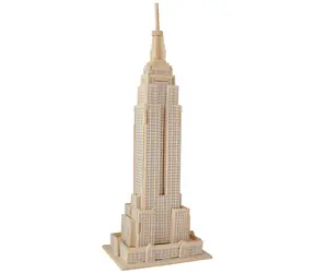 Woodcraft Drewniane puzzle 3D Empire State Building / 185 elementów / od 8 lat / Poziom trudności: średni