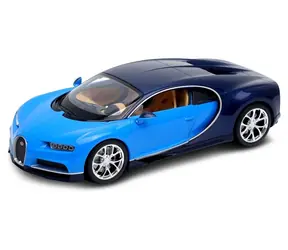 Welly Model samochodu Bugatti Chiron niebieski / 1:24 / od 3 lat