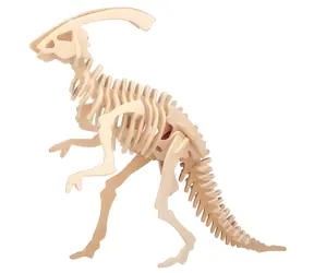 Woodcraft układanka 3D Parasaurolophus mała / 38 elementów / od 6 lat / Poziom trudności: łatwy