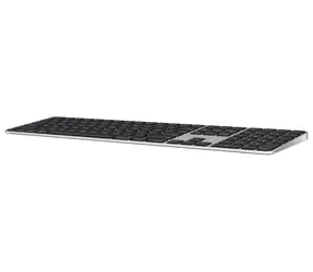 Klawiatura Apple Magic Keyboard z Touch ID i klawiaturą numeryczną, srebrno-czarna / Klawiatura / Bluetooth / Układ DE