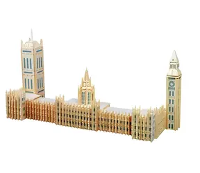 Puzzle 3D Woodcraft Big Ben / od 8 lat / Poziom trudności: średni