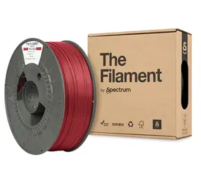 Spectrum The Filament TPU-82A czerwony / Filament do druku / TPU / elastyczny / 1,75 mm / 1 kg