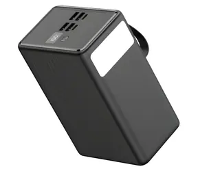 Platinet PMPB8065 czarny / Powerbank / 80 000 mAh / 65 W Power Delivery / 2x USB-C + 4X USB-A / Latarka LED