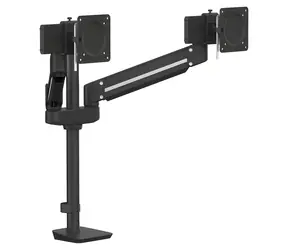 Fellowes TALLO Modular 2MS czarny / Uchwyt do monitora / 2 ramiona obok siebie / siłownik gazowy / VESA 75×75, 100×100 / maks. 32"